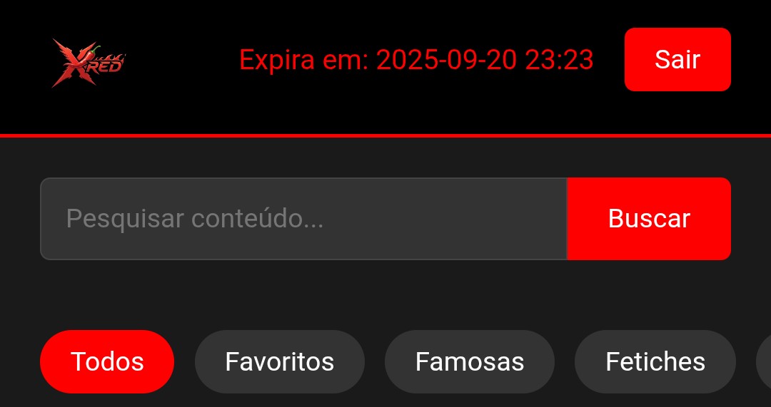 Xred - Plataforma para conteúdos adultos 